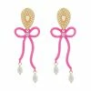 QuayL Bows Earrings - Pink