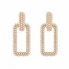 QuayL Chain Link Hoops - Nude ACCESSORIES 2 QuayL Chain Link Hoops - Nude ACCESSORIES