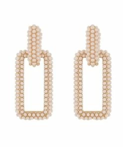 QuayL Chain Link Hoops - Nude ACCESSORIES