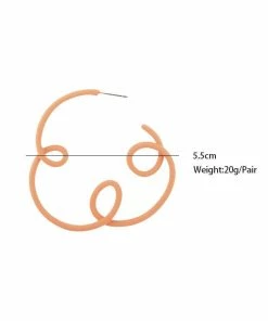 QuayL WHAT'S HOT Loop De Hoop Earrings - Melon 5 QuayL WHAT'S HOT Loop De Hoop Earrings - Melon