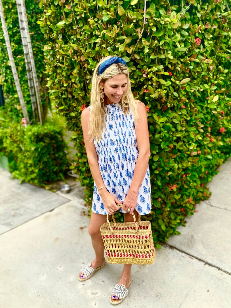 The Kemble Shop WHAT'S HOT Blue & White Flowered Phoebe Dress 3 The Kemble Shop WHAT'S HOT Blue & White Flowered Phoebe Dress