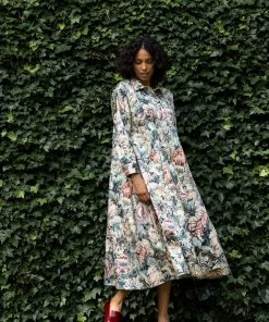 Daphne Wilde CLOTHING Stella In Floral Tapestry Cotton