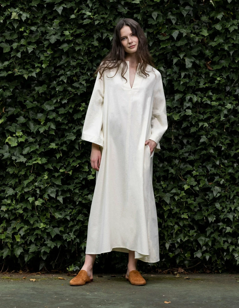 Daphne Wilde The Lizzy In Cream Flannel CLOTHING 3 Daphne Wilde The Lizzy In Cream Flannel CLOTHING