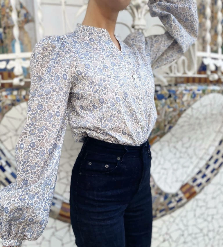 Nina Blanc Tops THE ABBY BLOUSE 5 Nina Blanc Tops THE ABBY BLOUSE