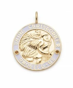 Heritage Jewelry Saint Christopher Medium Pendant, Multiple Colors Available WHAT'S HOT