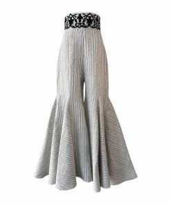 De Castro Black&White Mermaid Trousers