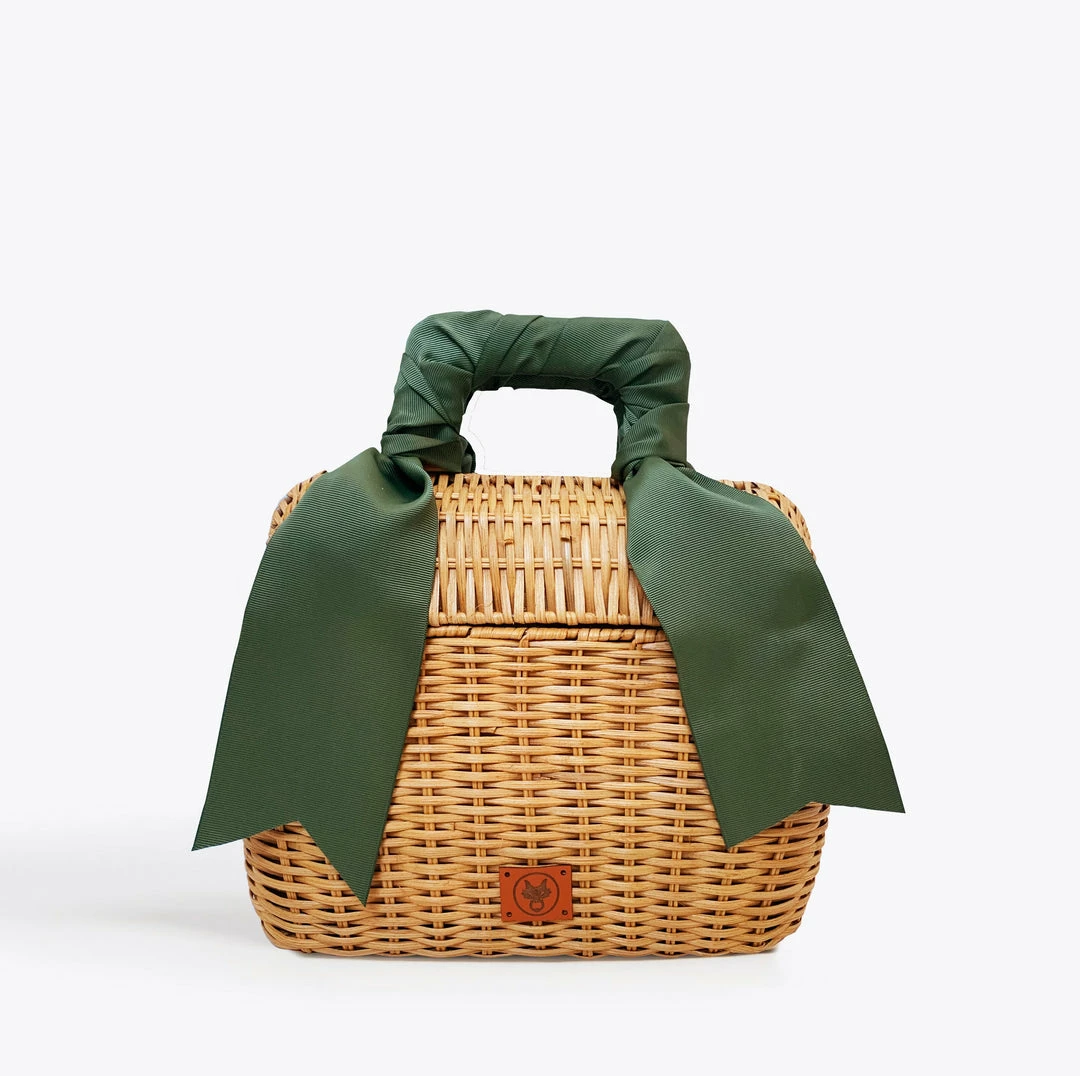 MME.Mink The MME. CROQUET Tote -MOSS Mme. Mink 5 MME.Mink The MME. CROQUET Tote -MOSS Mme. Mink