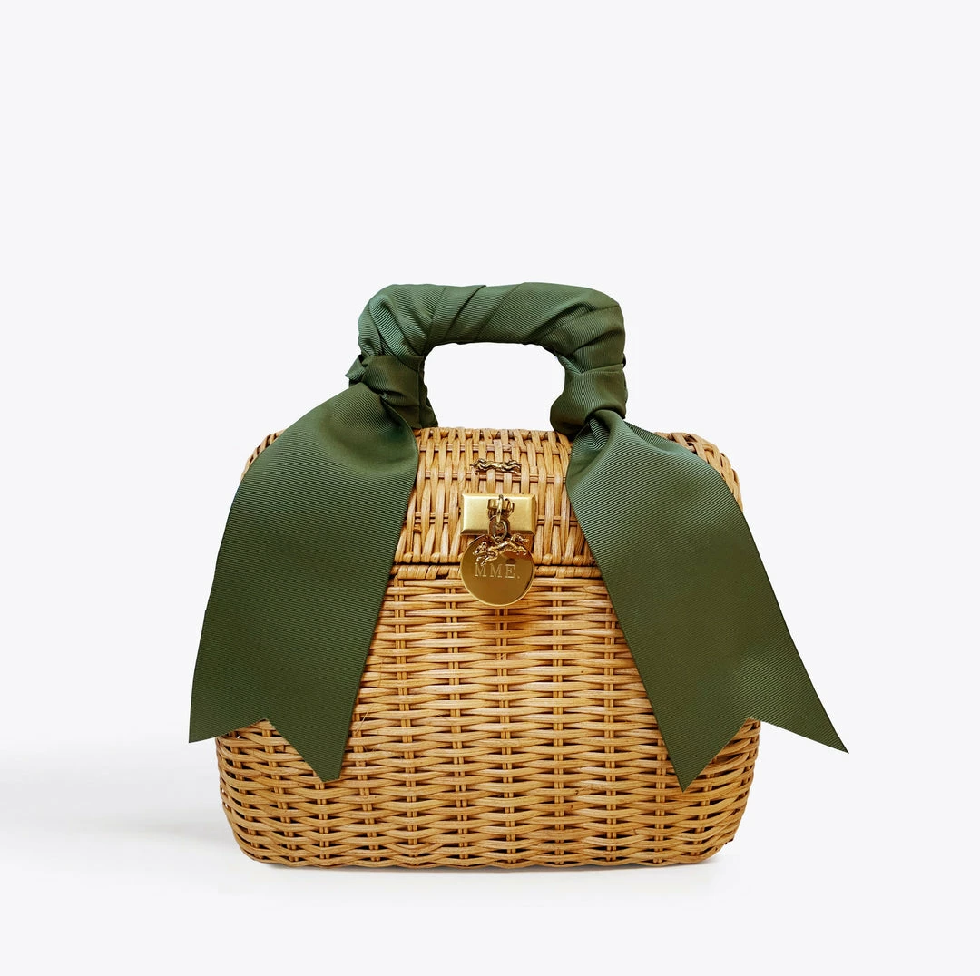 MME.Mink The MME. CROQUET Tote -MOSS Mme. Mink 3 MME.Mink The MME. CROQUET Tote -MOSS Mme. Mink