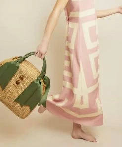 MME.Mink Mme. Mink THE PICNIQUE No.3 OVERNITER TOTE - CORNFLOWER