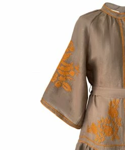 De Castro Honey Swan Dress