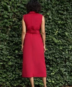 Daphne Wilde WHAT'S HOT The Natalie Dress, Red Moleskin