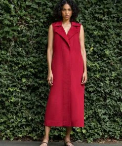 Daphne Wilde WHAT'S HOT The Natalie Dress, Red Moleskin