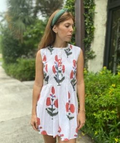 The Kemble Shop Orange Poppy Phoebe Dress WHAT'S HOT