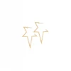Sophie Lis XL Shooting Star Pearl Hoops