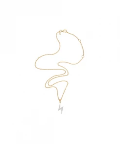 Sophie Lis Lightning Bolt Necklace