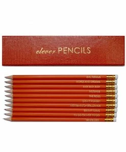 Sloane Stationery Clever Pencils - Orange Box Of 10