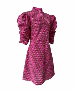 De Castro Pink Illusion Dress