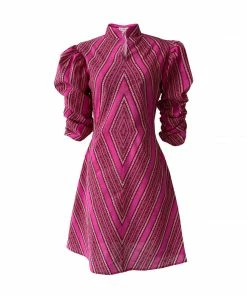 De Castro Pink Illusion Dress