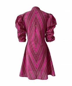 De Castro Pink Illusion Dress