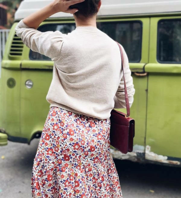 Nina Blanc CLOTHING THE BROWN LAUREN SKIRT 5 Nina Blanc CLOTHING THE BROWN LAUREN SKIRT