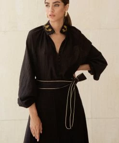 RosewaterHouse Golab Blouse - Black
