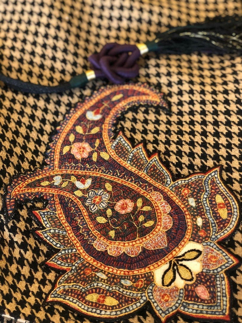 RosewaterHouse Zarin Wrap Coat - Houndstooth Jackets + Outerwear 4 RosewaterHouse Zarin Wrap Coat - Houndstooth Jackets + Outerwear