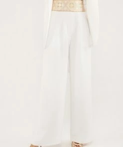 RosewaterHouse Pillar Pant - Ivory Bottoms
