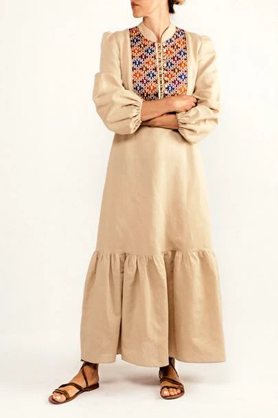 RosewaterHouse CLOTHING Gilan Dress - Blue 3 RosewaterHouse CLOTHING Gilan Dress - Blue