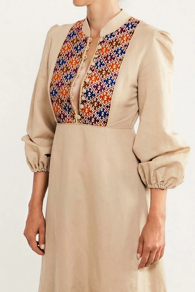 RosewaterHouse CLOTHING Gilan Dress - Blue 4 RosewaterHouse CLOTHING Gilan Dress - Blue