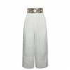 RosewaterHouse Raha Wide Leg Cropped Pants - White 2 RosewaterHouse Raha Wide Leg Cropped Pants - White