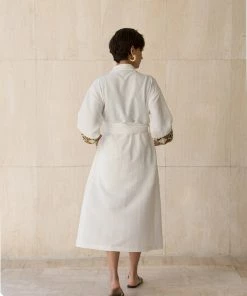 RosewaterHouse Balouch Duster - White CLOTHING 8 RosewaterHouse Balouch Duster - White CLOTHING