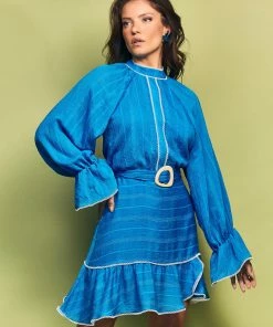 Cristina Sabatini Sunset Orange/ Nova Puff Sleeve Mini Dress WHAT'S HOT 13 Cristina Sabatini Sunset Orange/ Nova Puff Sleeve Mini Dress WHAT'S HOT