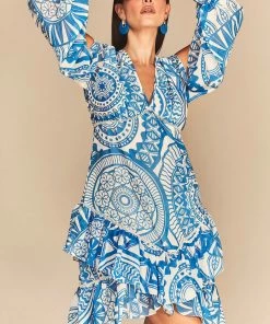 Cristina Sabatini WHAT'S HOT Ocean/ Kylie Long Sleeve Mini Dress 13 Cristina Sabatini WHAT'S HOT Ocean/ Kylie Long Sleeve Mini Dress