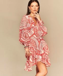 Cristina Sabatini WHAT'S HOT Ocean/ Kylie Long Sleeve Mini Dress 18 Cristina Sabatini WHAT'S HOT Ocean/ Kylie Long Sleeve Mini Dress