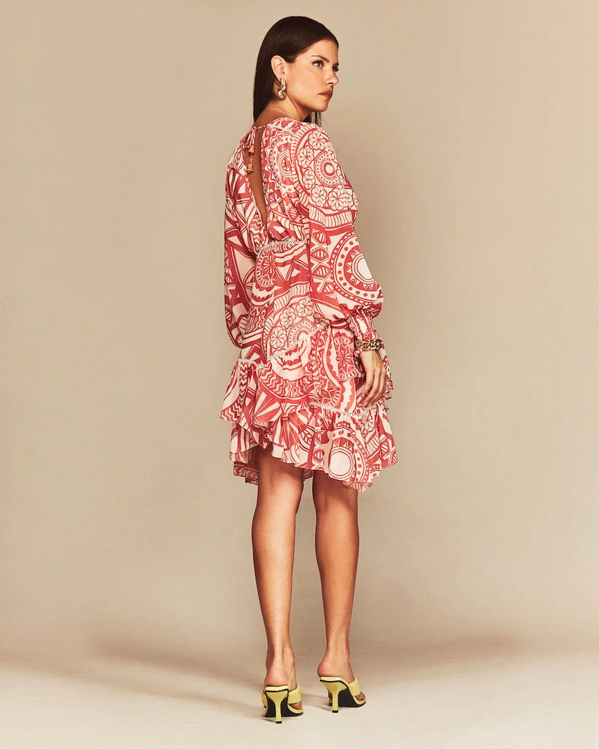 Cristina Sabatini Lime/ Kylie Long Sleeve Mini Dress 11 Cristina Sabatini Lime/ Kylie Long Sleeve Mini Dress