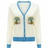 SKYLENCE Qiaochu Embroidered Cardigan Blue 1 SKYLENCE Qiaochu Embroidered Cardigan Blue