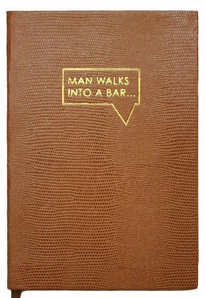 Sloane Stationery MAN WALKS INTO A BAR - NOTEBOOK Father's Day 3 Sloane Stationery MAN WALKS INTO A BAR - NOTEBOOK Father's Day
