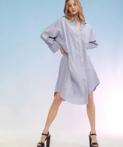 Cynthia Rowley Oversized Shirt Dress WHAT'S HOT