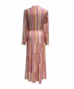 De Castro Fuchia Stripe Dueña Dress