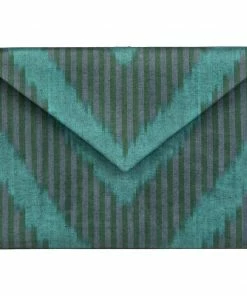 Larkin Lane WHAT'S HOT Sussex Silk Ikat Envelope Clutch