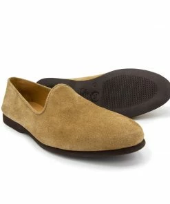 Del Toro Men's Sand Suede Napoli Slipper