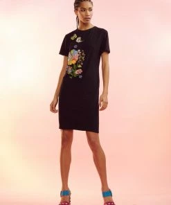 Cynthia Rowley Embroidered Tee Dress WHAT'S HOT