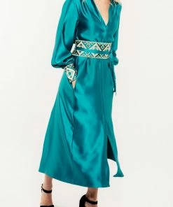 RosewaterHouse Isfahan Dress - Turquoise