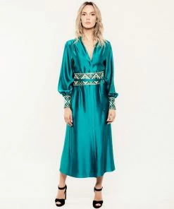 RosewaterHouse Isfahan Dress - Turquoise