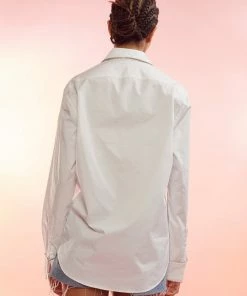 Cynthia Rowley Crystal Button Down Shirt