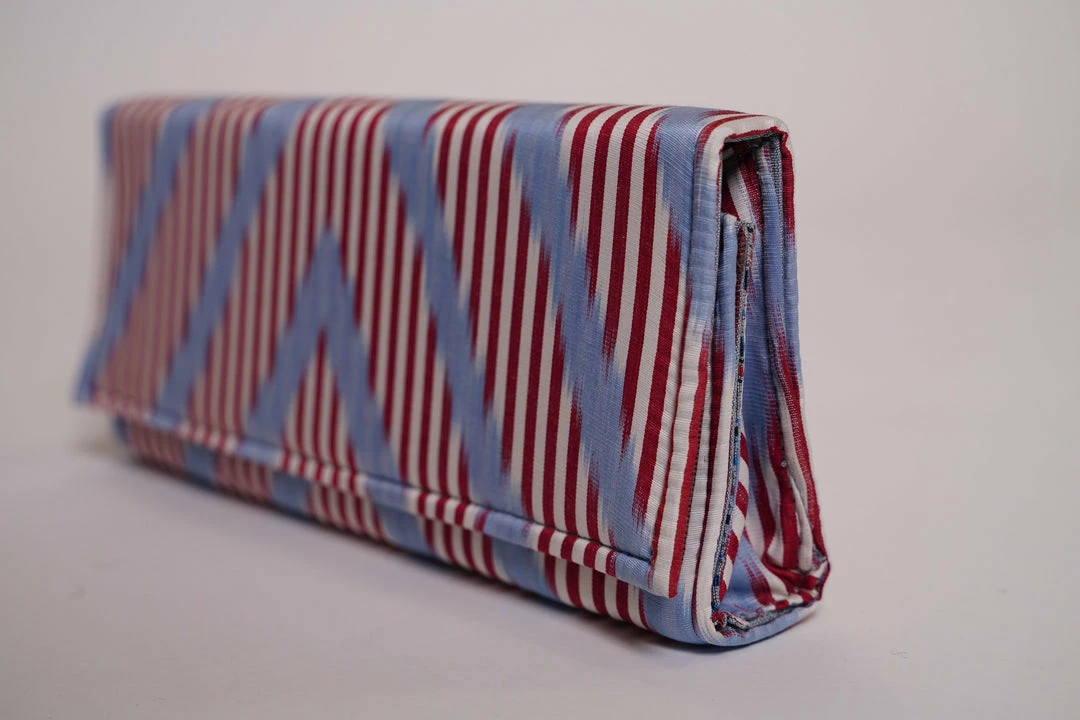 Larkin Lane WHAT'S HOT Hyannis Silk Ikat Cassie Clutch 5 Larkin Lane WHAT'S HOT Hyannis Silk Ikat Cassie Clutch