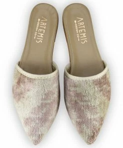 Artemis Design Co. Blush Velvet Babouche