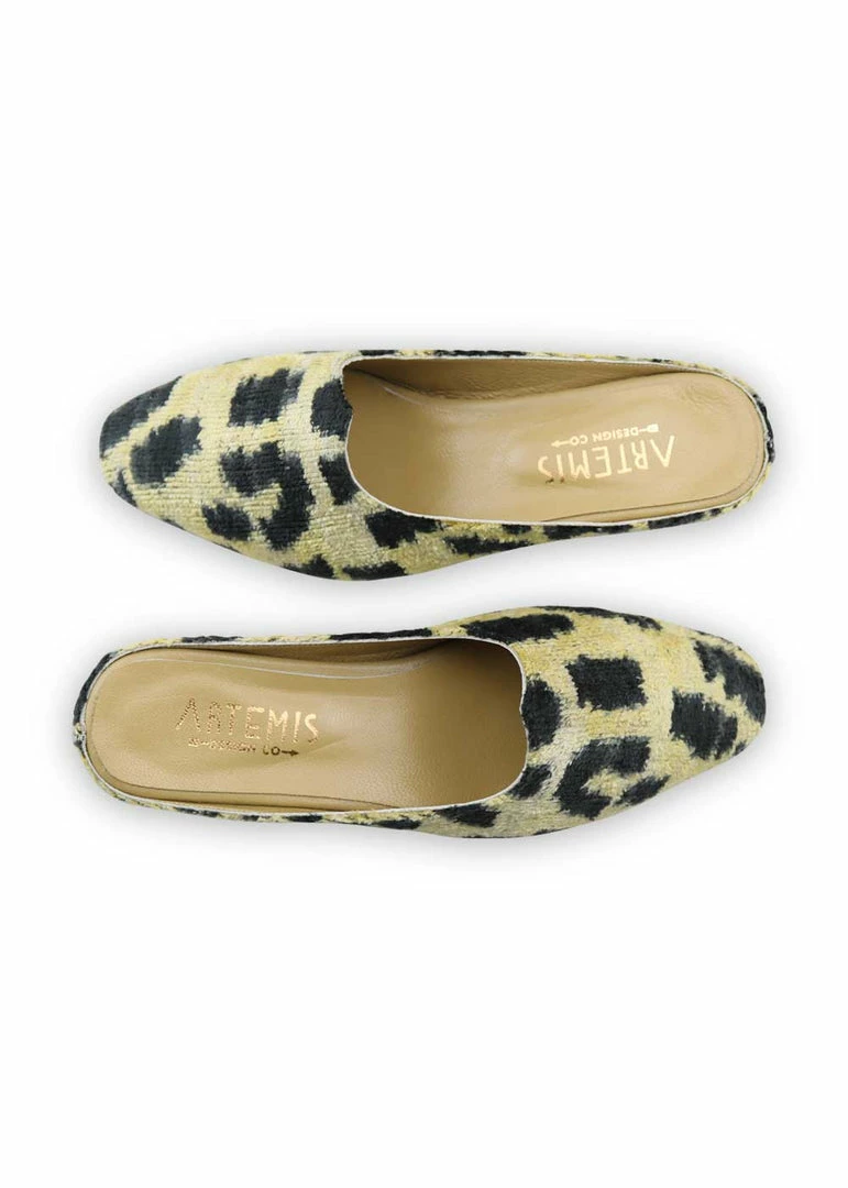 Artemis Design Co. ACCESSORIES Clementine Velvet Moss Mules 5 Artemis Design Co. ACCESSORIES Clementine Velvet Moss Mules